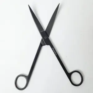 Plantpro tesoura de mola reta 15 cm black line