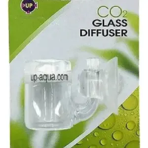 UP-AQUA difusor de co2 2 em 1 25mm vidro min d-520