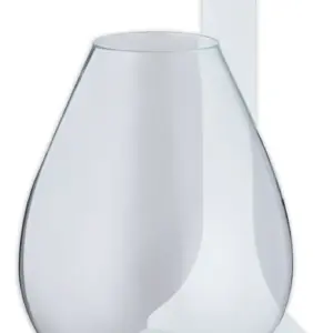 Terrário Oval YQ220 com tampa ventilada e iluminação de LED RGB Ø22x19,5cm