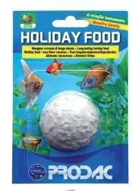 ração prodac férias holiday food 20g
