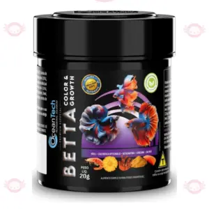 Ração Betta Color e Growth 20g Ocean tech