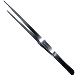 Plantpro pinça reta ponta fina 30 cm black line