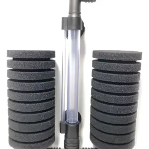 Filtro Interno Duplo Bio Espuma Com Mídia Wfish Wf-229a