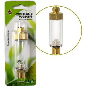 Brass Bubble Counter & Check Valve