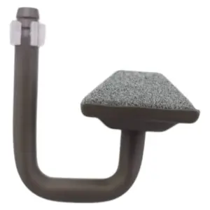 DIFUSOR DE AR 22MM EM INOX - QUADRADO HASTE CURTA