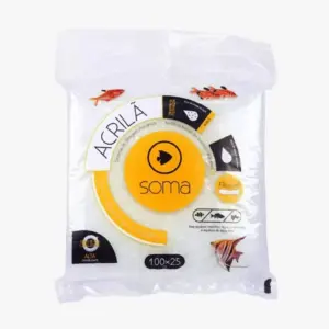 Perlon Lã Acrilica Soma 100 X 25 Limpeza Aquário
