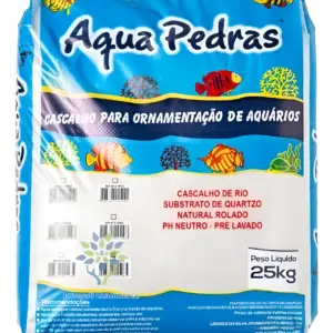areia cascalho de rio n0 25kg