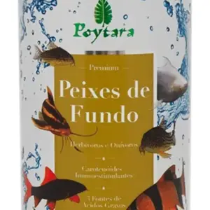 Ração Para Peixes De Fundo Poytara 135g