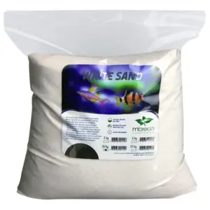 Mbreda Areia Aquário White Sand 20kg (1,0 A 1,5 Mm