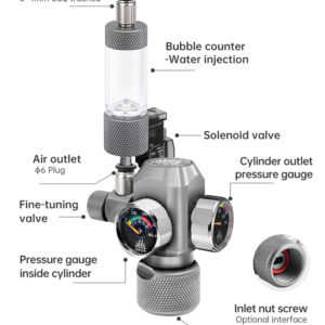 solenoid manual + conta bolha