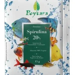 Ração Para Peixes Sache Poytara Spirulina 20% 15g