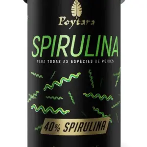 Ração Poytara Spirulina 40% Black Line 120g