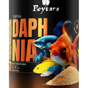 Ração Poytara Natural Line Daphnia Dafnia 30g Peixes Aquario